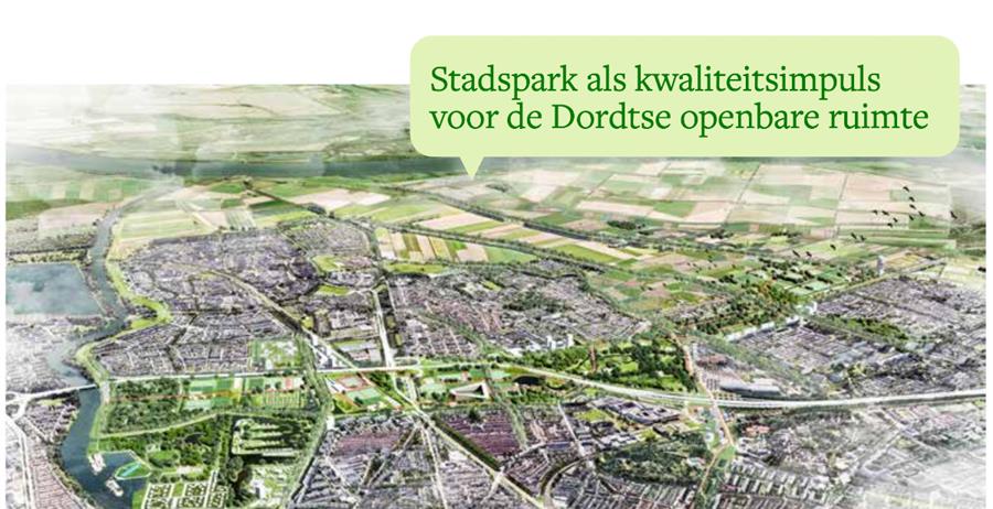 Bericht Stadswerk Magazine - artikel de Dordwijkzone als stadspark bekijken